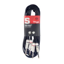 Stagg STC6C 6m Twin Cable