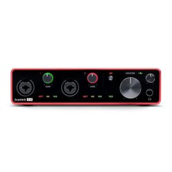 Focusrite Scarlett 4i4 3rd Gen USB Recording Interface