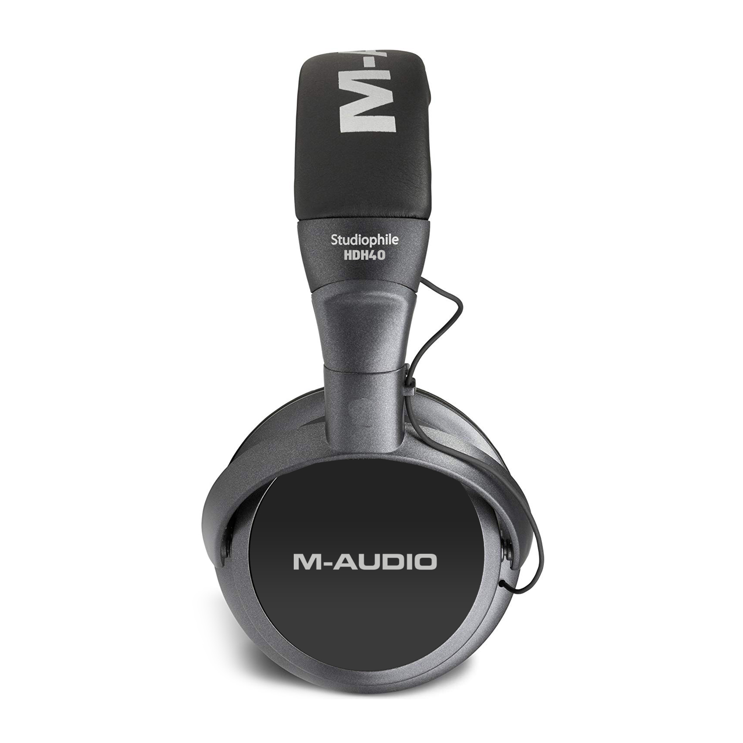 M-Audio HDH40 – Casque Audio Studio, avec Arceau Flexible et câble de 2,7 m  pour Monitoring, Podcast et Enregistrement Noir