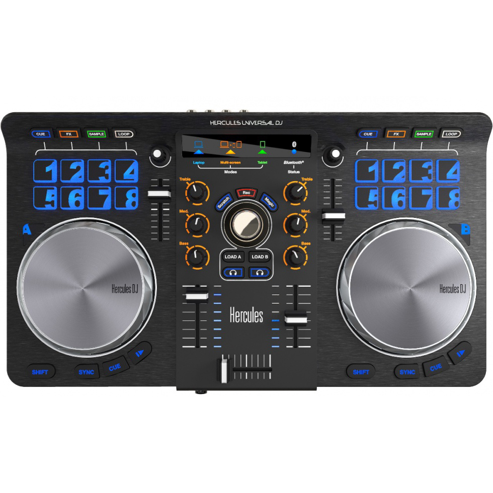 Hercules DJ Control Mix DJ Controller for Smartphones & Tablets