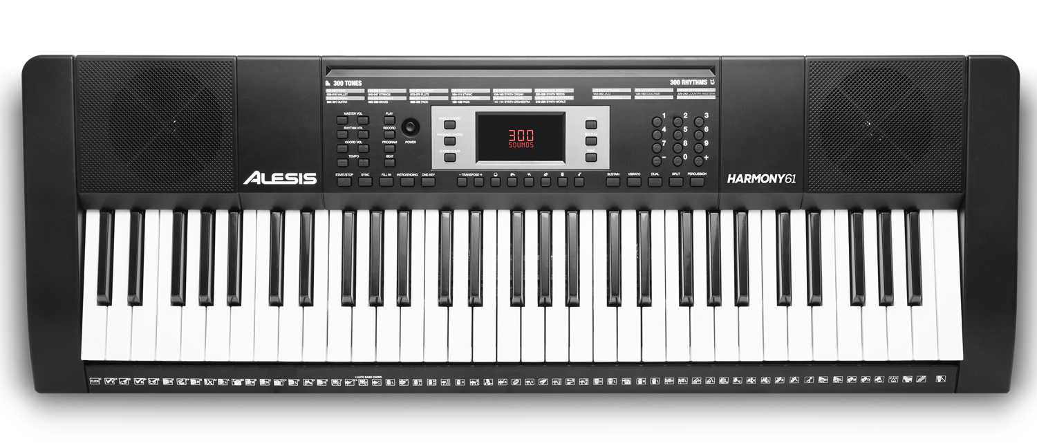 Alesis Harmony 61 Pro 61-Key Portable Arranger Keyboard full package