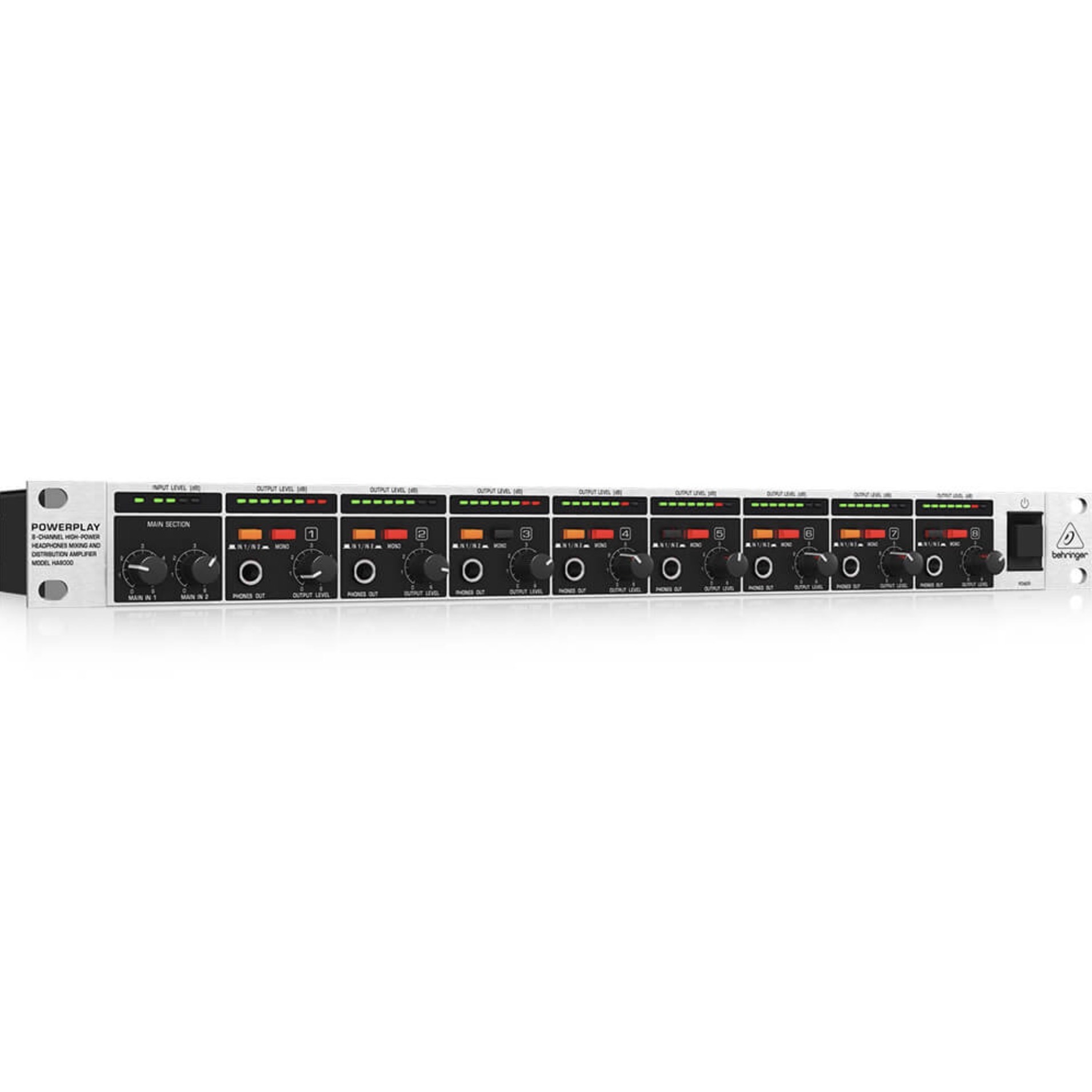 Behringer HA8000 V2 8-channel Headphone Mixing/Distribution Amplifier at Ragtime Beirut Lebanon