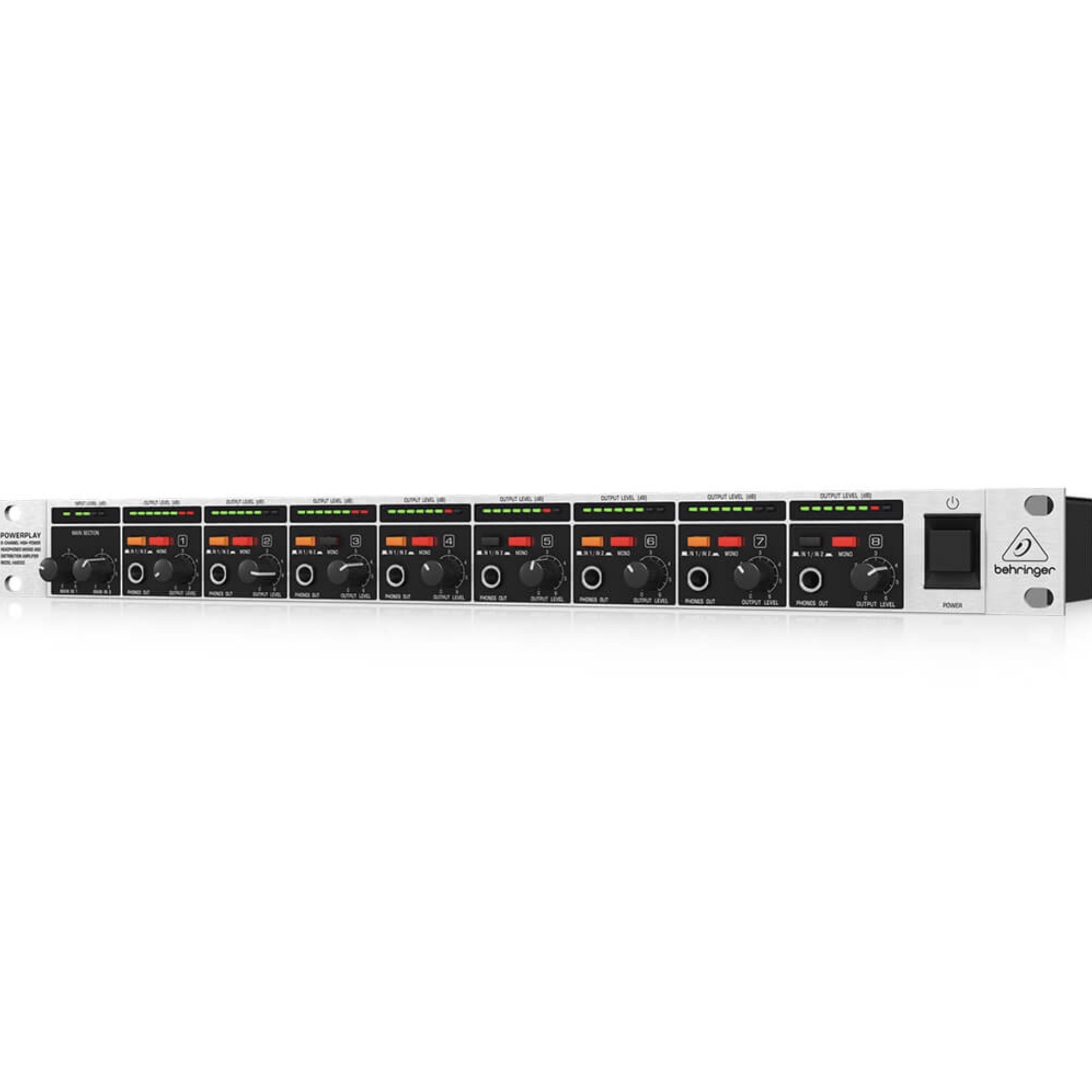 Behringer HA8000 V2 8-channel Headphone Mixing/Distribution Amplifier at Ragtime Beirut Lebanon