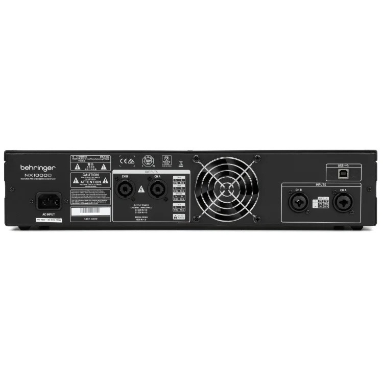 Behringer NX1000D 500-watt 2-channel Power Amplifier with DSP at Ragtime Beirut Lebanon