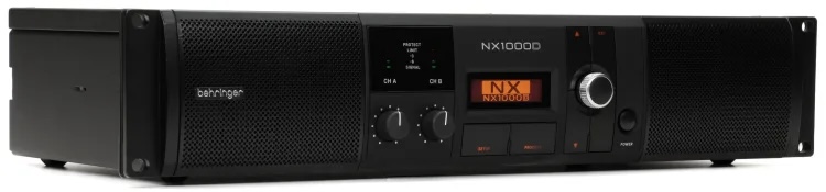 Behringer NX1000D 500-watt 2-channel Power Amplifier with DSP - Top-shelf sound from high-performance DSP at Ragtime Lebanon