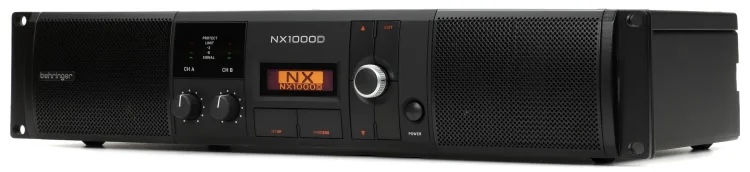 Behringer NX1000D 500-watt 2-channel Power Amplifier with DSP - Designed for exceptional ease of use at Ragtime Lebanon