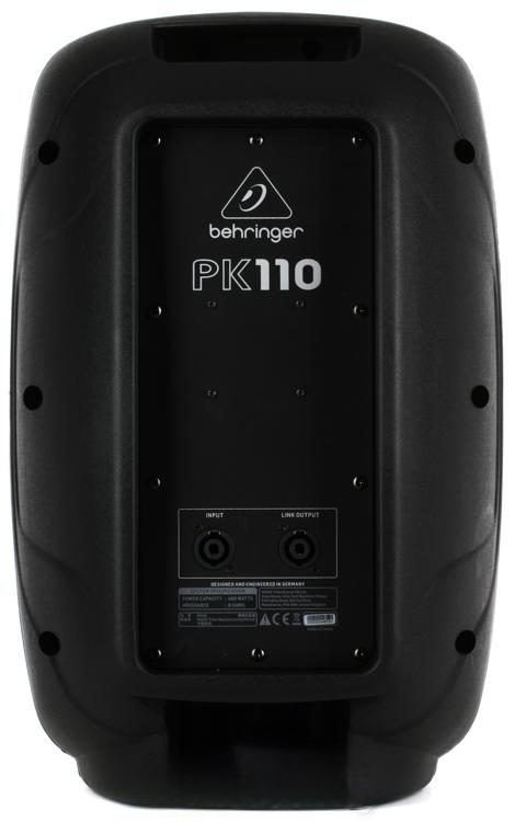 Behringer PK110 480W 10-inch Passive Speaker - Wide, full-frequency coverage And Flexible applications at Ragtime Lebanon
