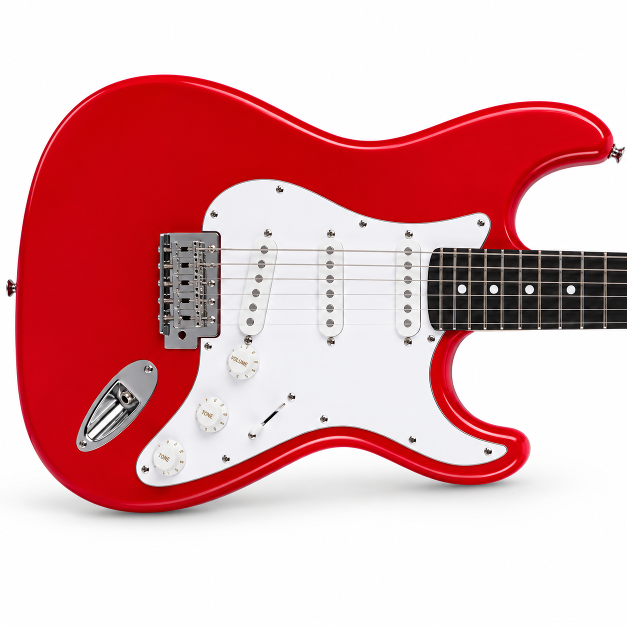 Blackforge Signature Red Starter Pack Electric Guitar - Solid Paulownia Body, Smooth Satin Maple Neck at Ragtime Lebanon