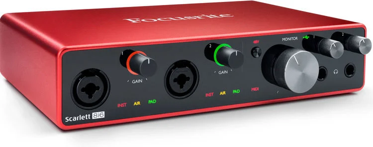 Focusrite Scarlett 8i6 3rd Gen USB Audio Interface