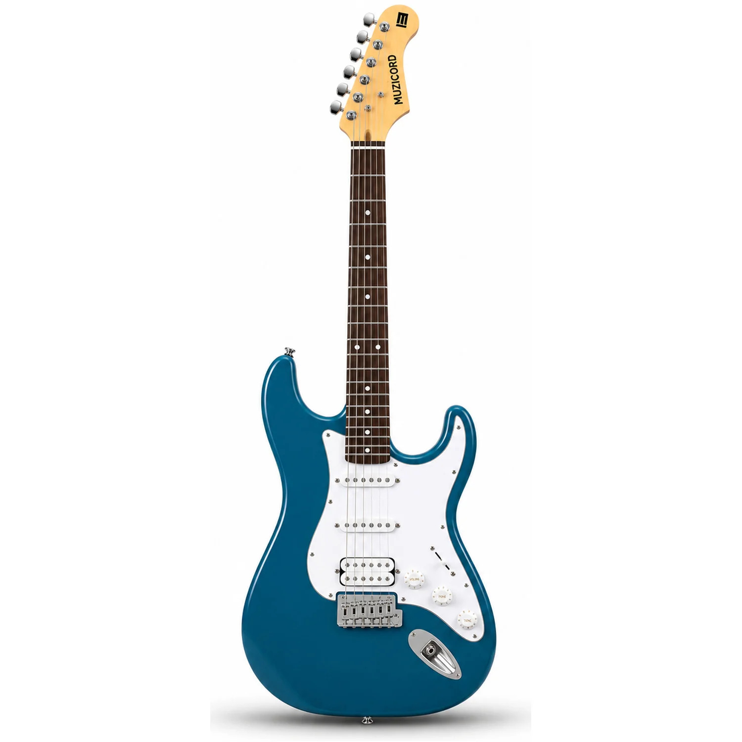 Muzicord ST5 HSS MBL Ultimate Pro Electric Guitar Bundle - Metallic Blue at Ragtime Beirut Lebanon