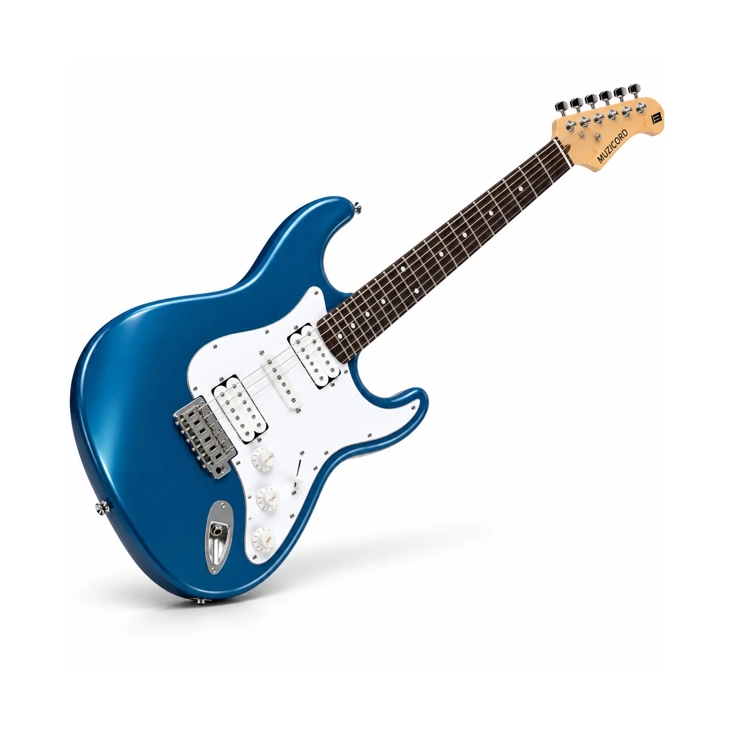 Muzicord ST7 HSH BMT Electric Guitar - Blue Metallic at Ragtime Beirut Lebanon