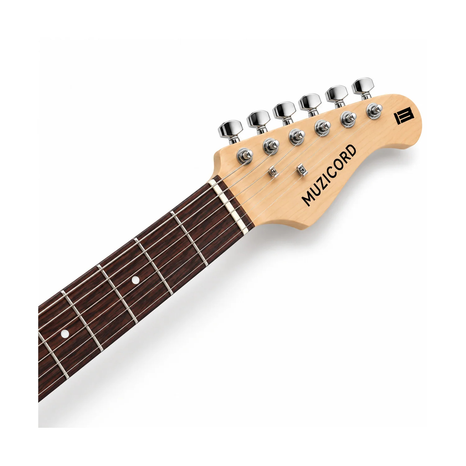 Muzicord ST7 HSH BMT Electric Guitar - Blue Metallic - Dark Fingerboard and Six Inline Chrome Tuners at Ragtime Lebanon