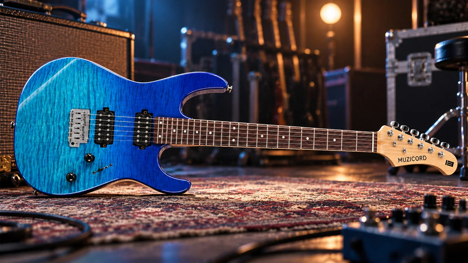 Buy Muzicord GR5 BGD Electric Guitar - Blue Gradation from Ragtime Beirut Lebanon