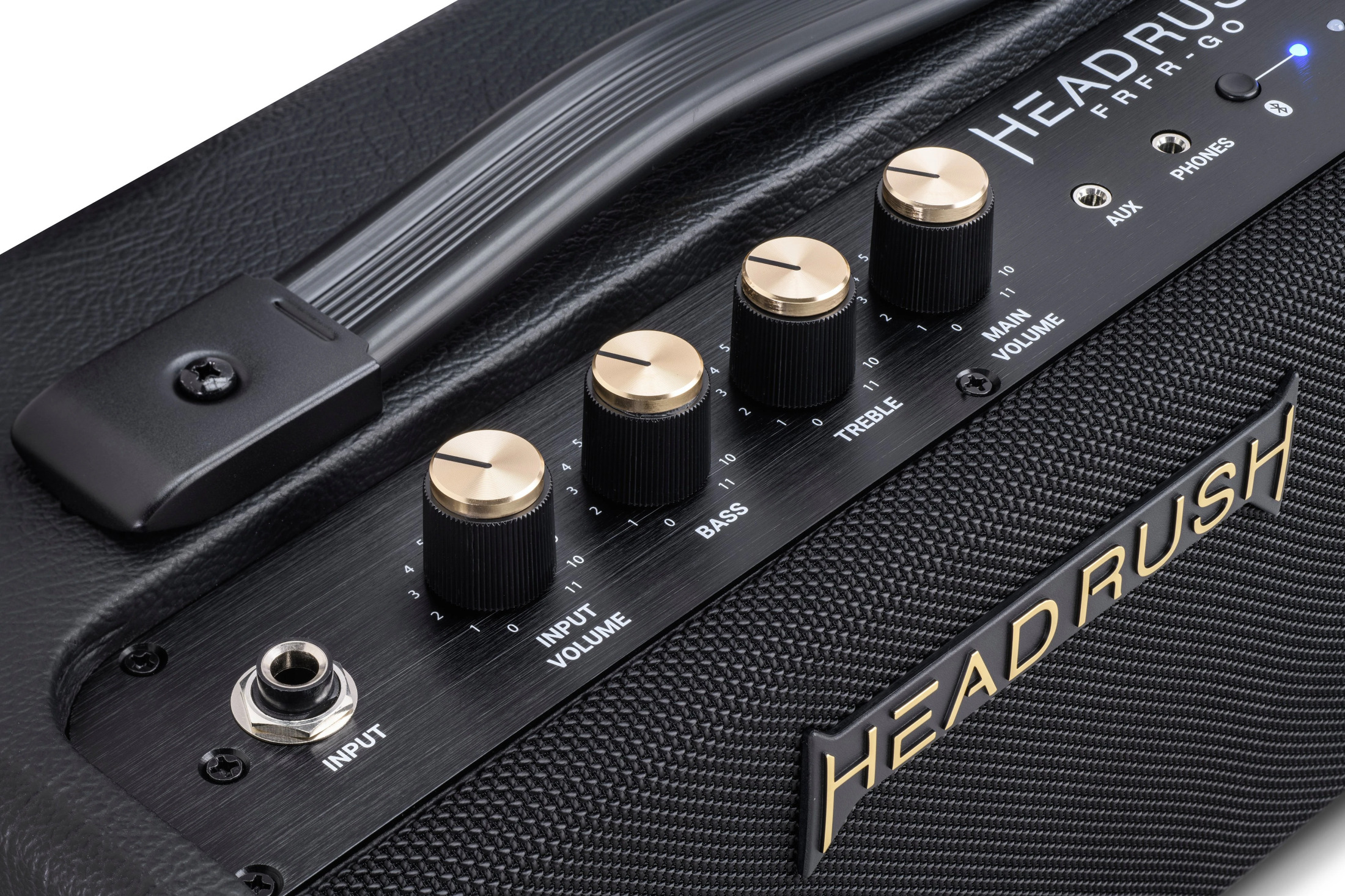 HeadRush FRFR GO 30W Portable Guitar Monitor - Hands-on EQ and Monitoring Controls at Ragtime Lebanon