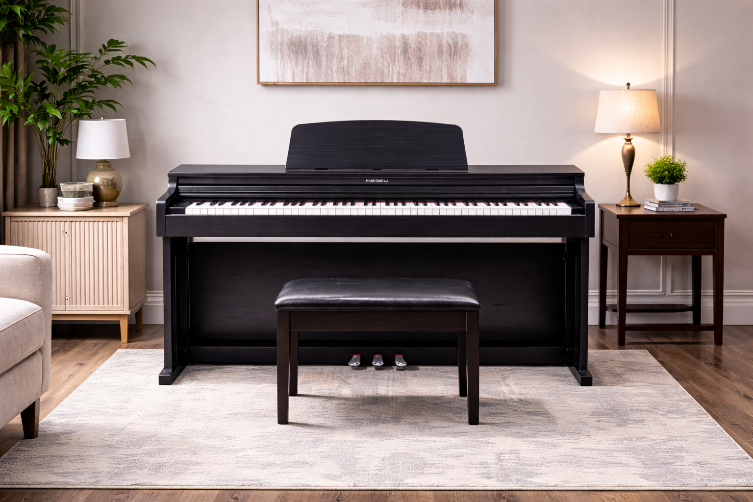 Buy Medeli UP203 semi upright digital piano from Ragtime Beirut Lebanon