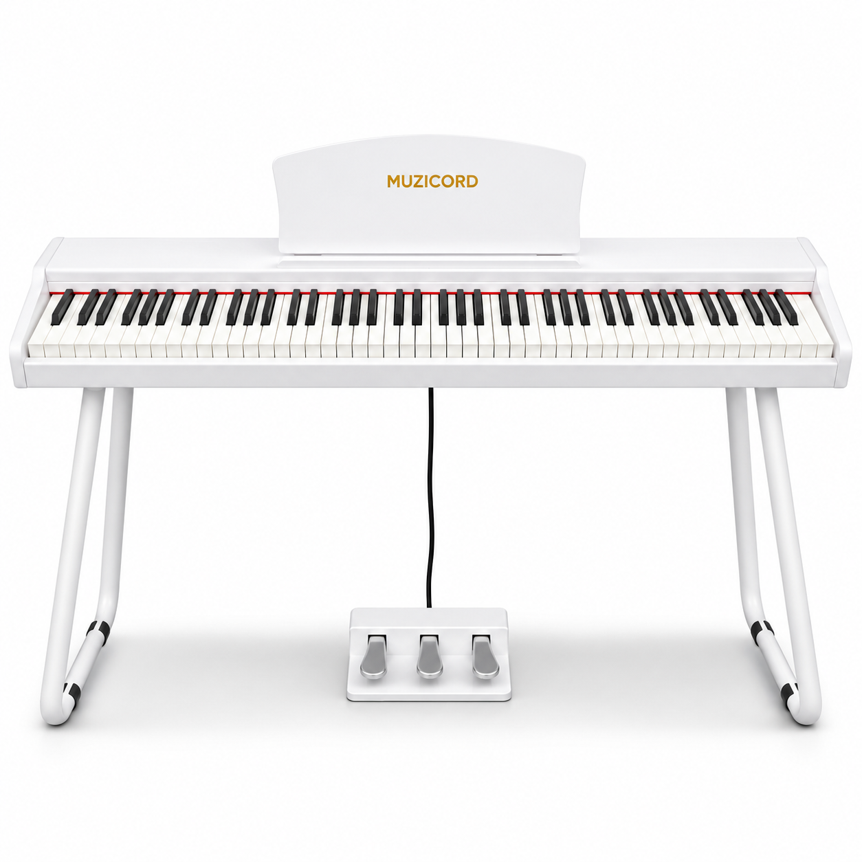 Muzicord MZ-10 88-Key Touch-Sensitive Digital Piano - White at Ragtime Beirut Lebanon