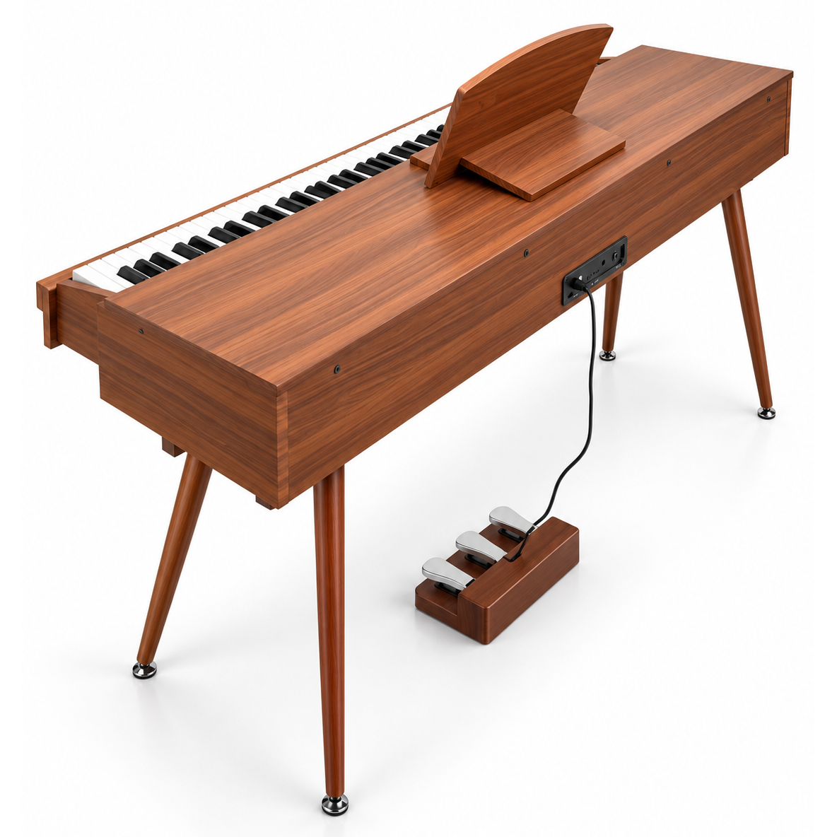 Muzicord MZ-12 Pro Hammer action table design digital piano walnut color at Ragtime Beirut Lebanon