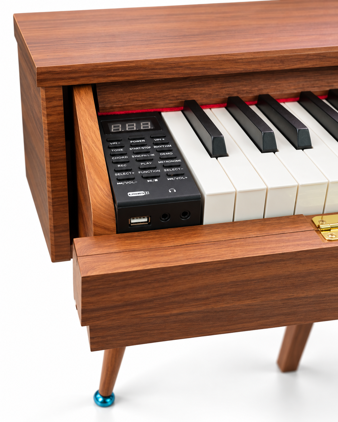 Muzicord MZ-12 Pro Hammer action table design digital piano walnut color - PACKED WITH SOUNDS, STYLES & PERFORMANCE FEATURES at Ragtime Lebanon