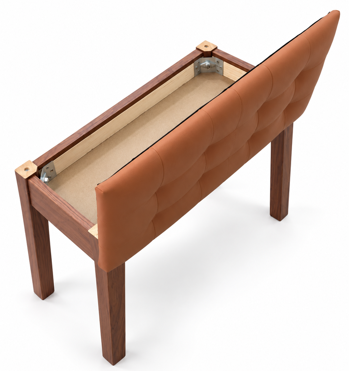 Muzicord MZ-12 Pro Hammer action table design digital piano walnut color - MORE THAN A BENCH — COMFORT WITH HIDDEN STORAGE at Ragtime Lebanon