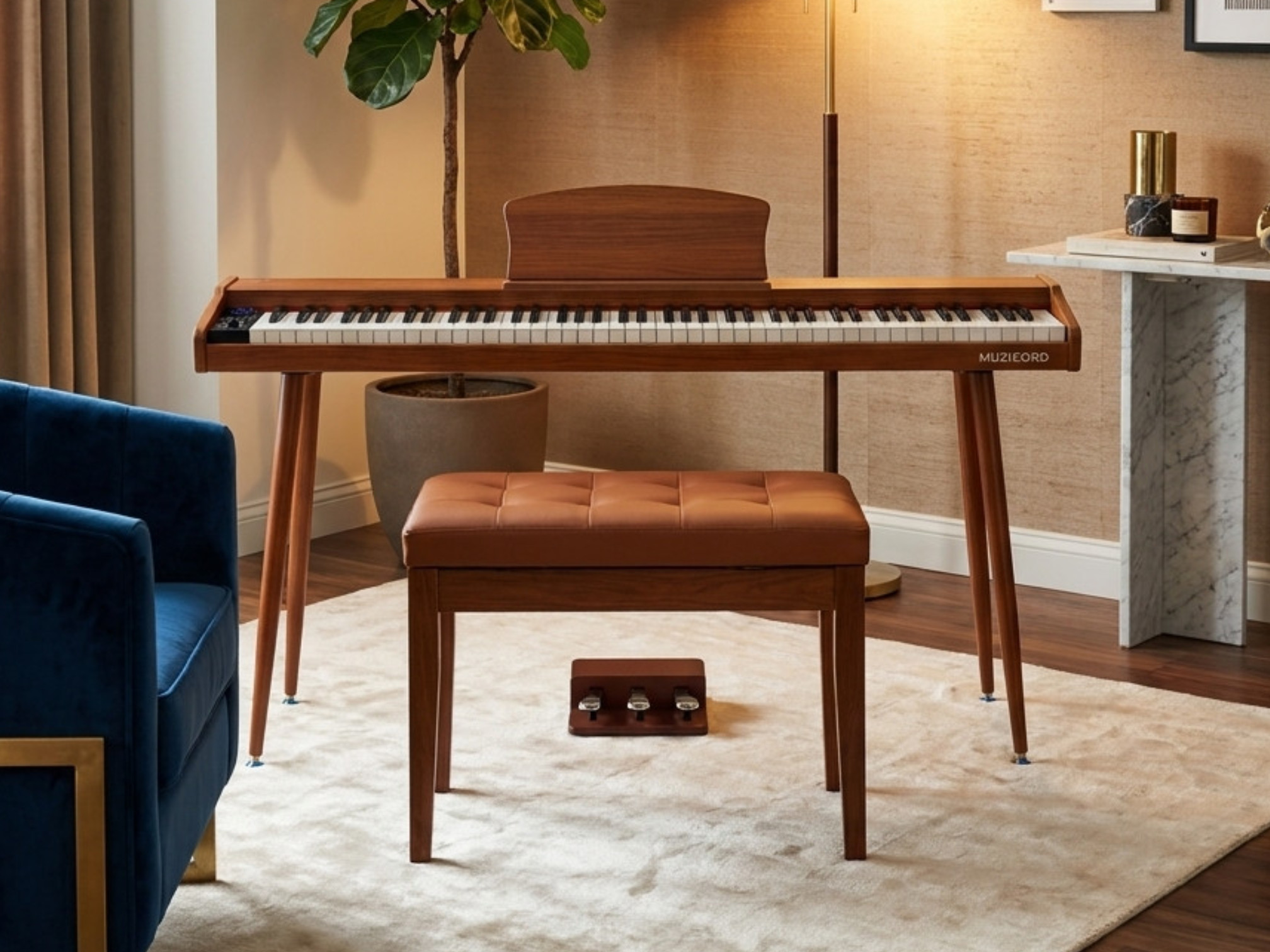 Buy Muzicord MZ-1 Full bundle 88 keys piano normal touch Black from Ragtime Beirut Lebanon