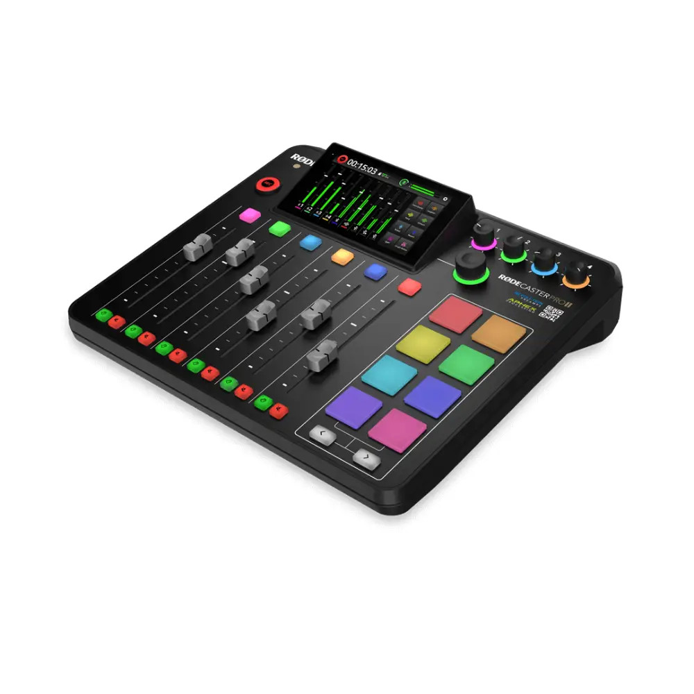 Rode Caster Pro II Podcast Production Console - High-gain, low-noise preamps at Ragtime Lebanon