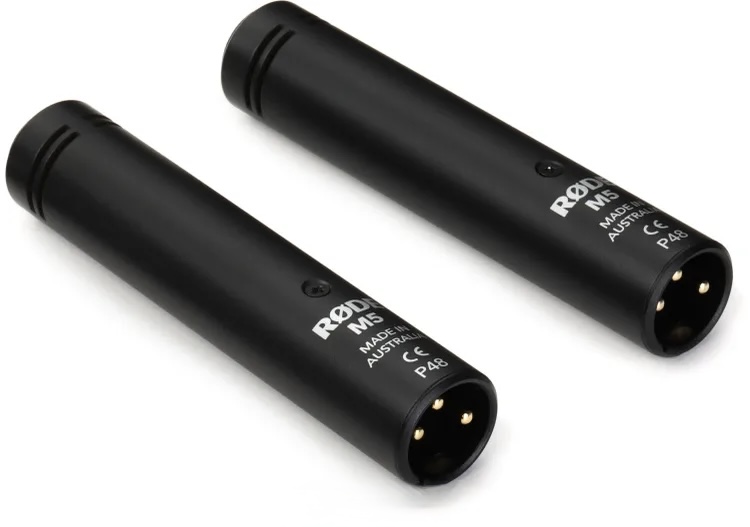 Rode M5 Small-diaphragm Condenser Microphone - Matched Pair - RODE M5 Small-diaphragm Condenser Microphone Features: at Ragtime Lebanon