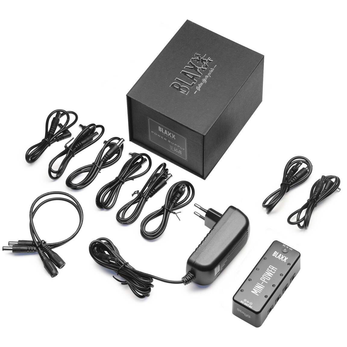 Stagg Blaxx Power Supply Pedal for 8 effects pedals at Ragtime Beirut Lebanon