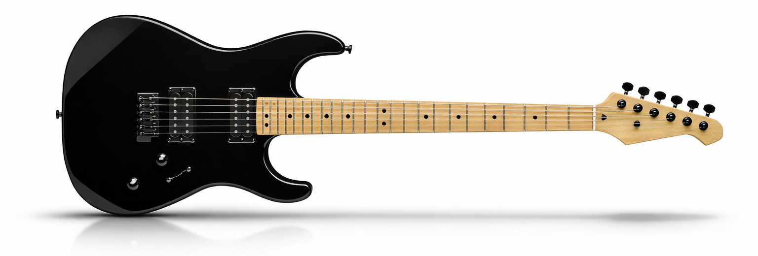 Buy Stagg SEM-TWO H black electric guitar from Ragtime Beirut Lebanon