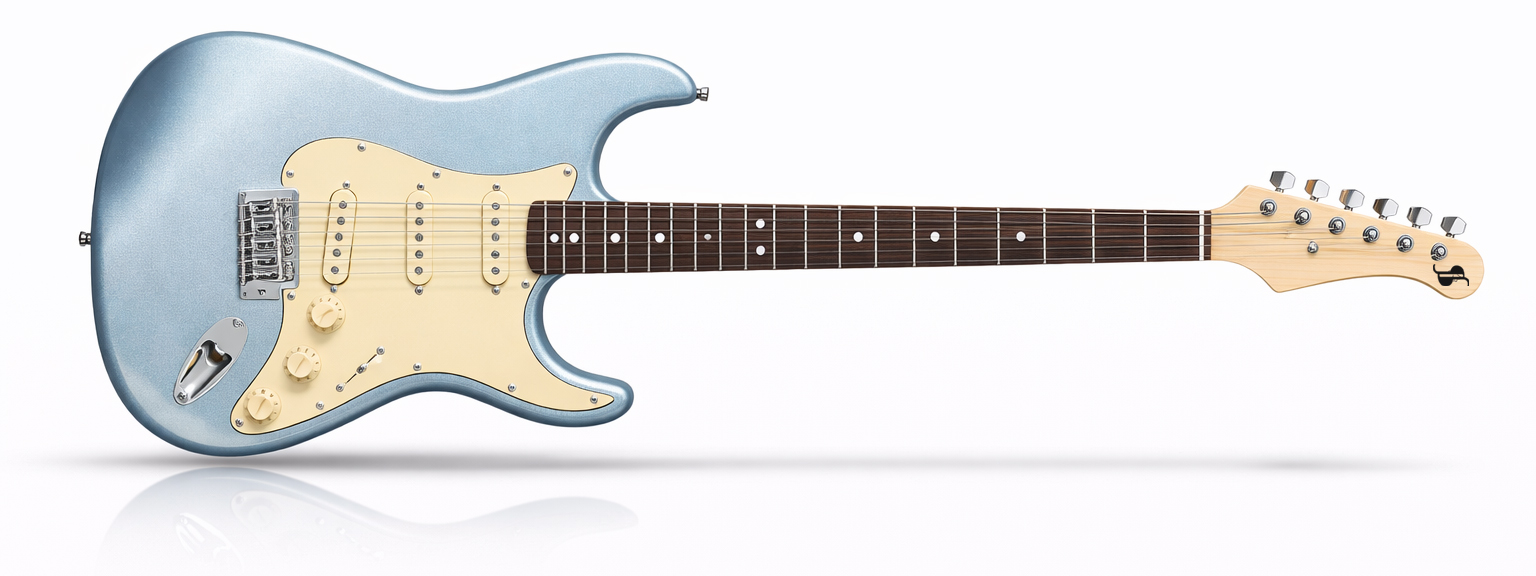 Buy Stagg SES-30 vintage Ice blue metallic from Ragtime Beirut Lebanon