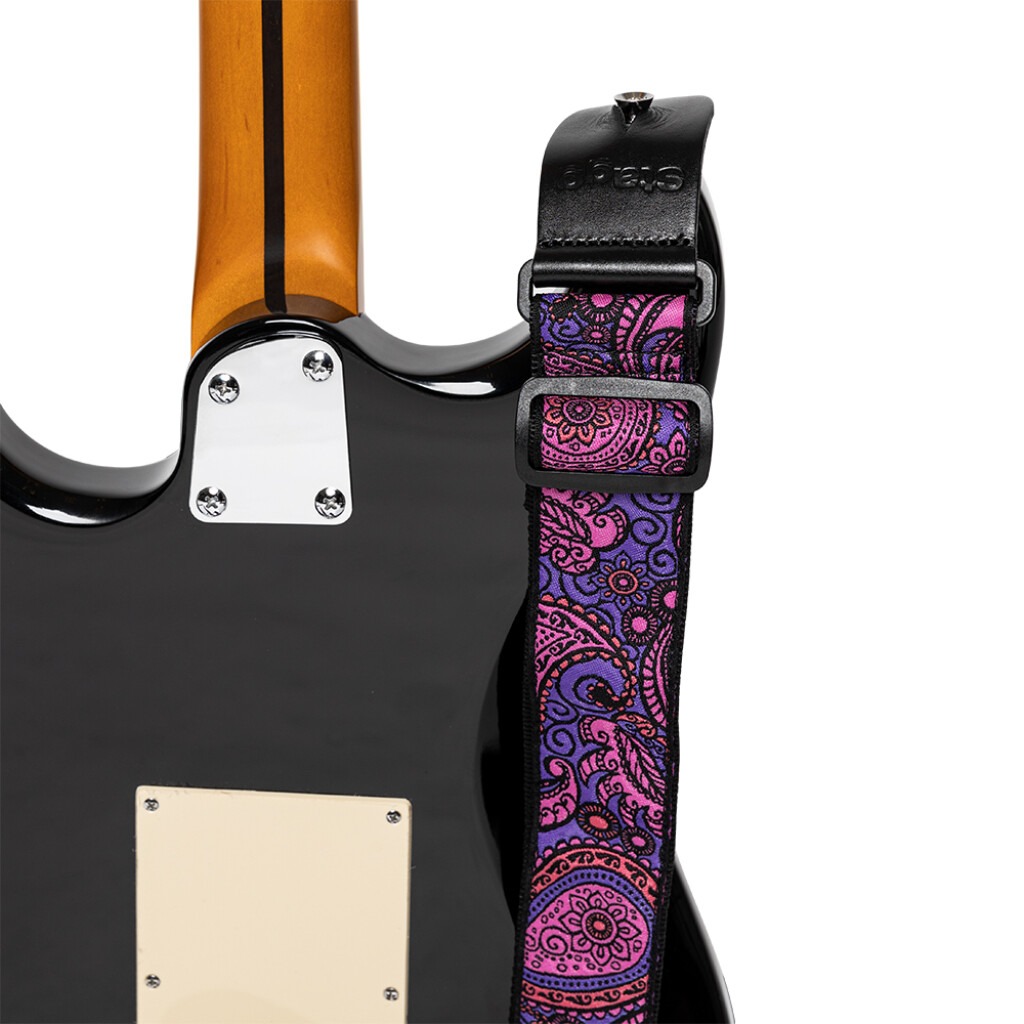 Stagg Woven SWO-PSLY1 PNK Pink Nylon Guitar Strap at Ragtime Beirut Lebanon