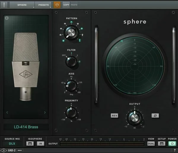 Universal Audio Sphere DLX Modeling Microphone System