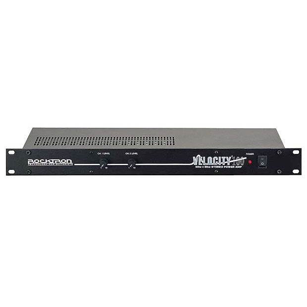 Rocktron Velocity 100, 50 x 50 watt stereo amplifier black