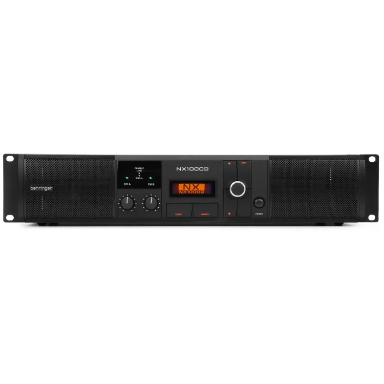 Behringer NX1000D 500-watt 2-channel Power Amplifier with DSP