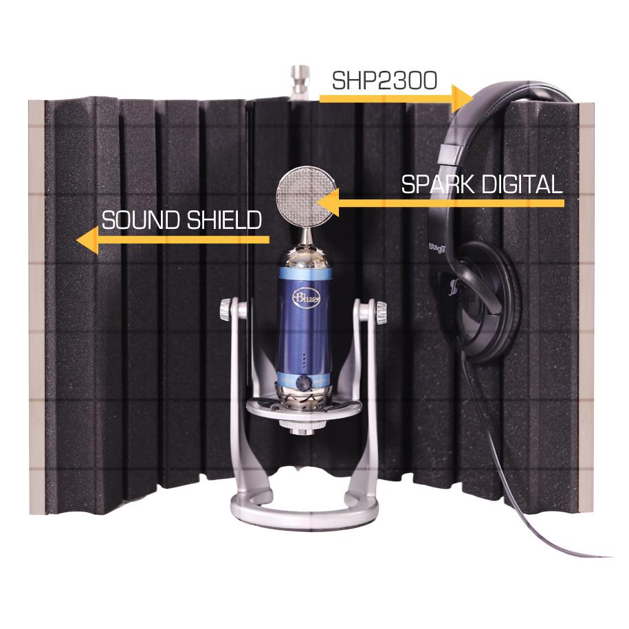 Blue Spark Digital bundle for recording setup