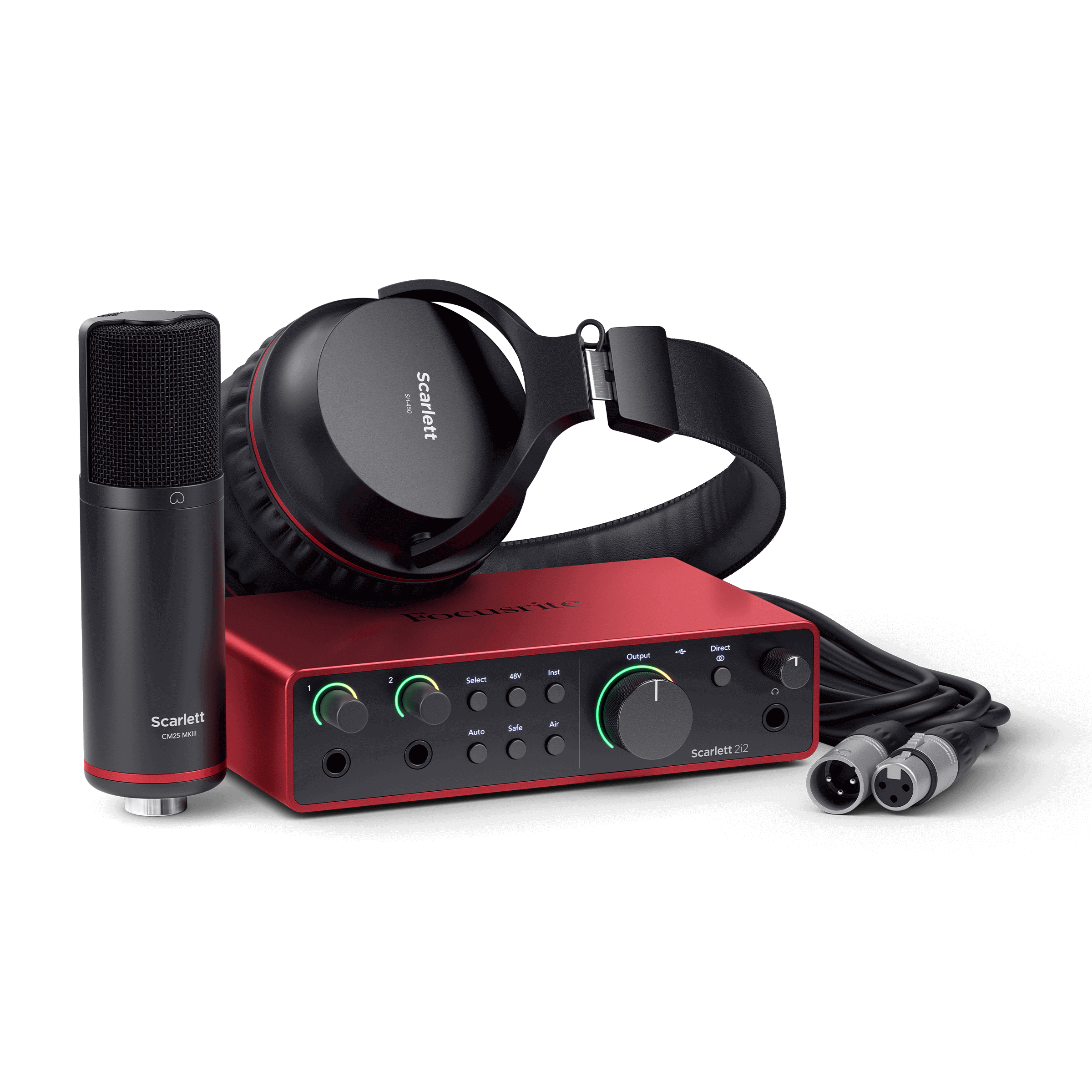 Focusrite Scarlett 2i2 Studio 4th Gen Recording Bundle