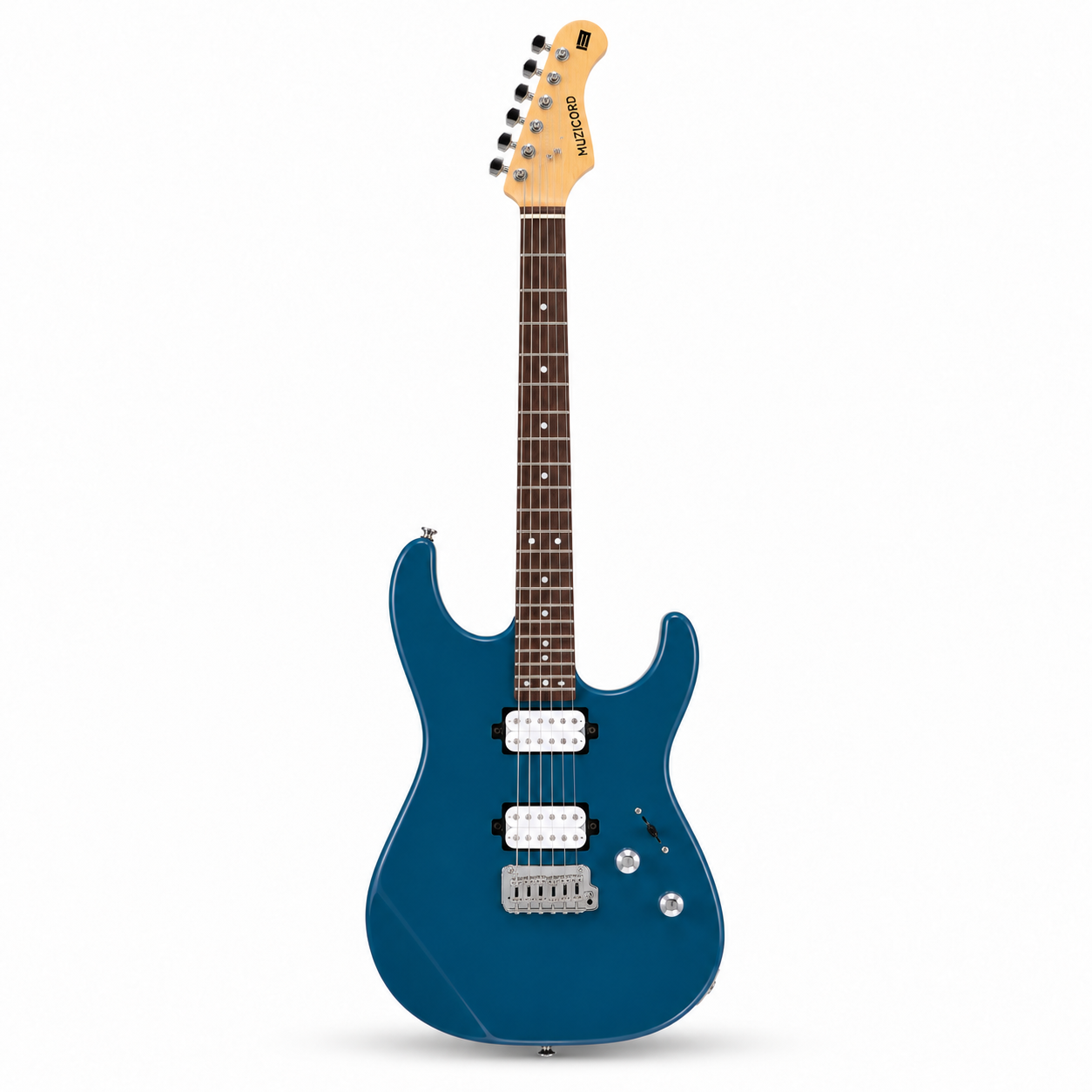 Muzicord GR5 DMB Dual Humbucker Electric Guitar - Deep Metallic Blue