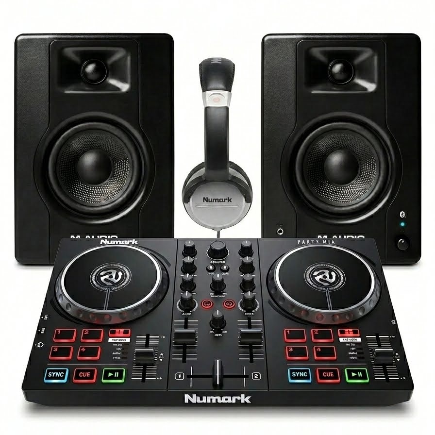 Numark Party Mix DJ Bundle