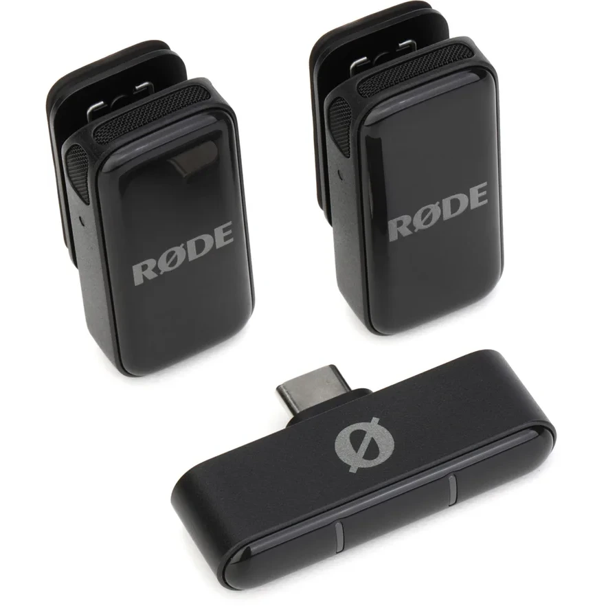 Rode Wireless Micro Microphone Kit - Lightning Connector, Black Certified Open Box