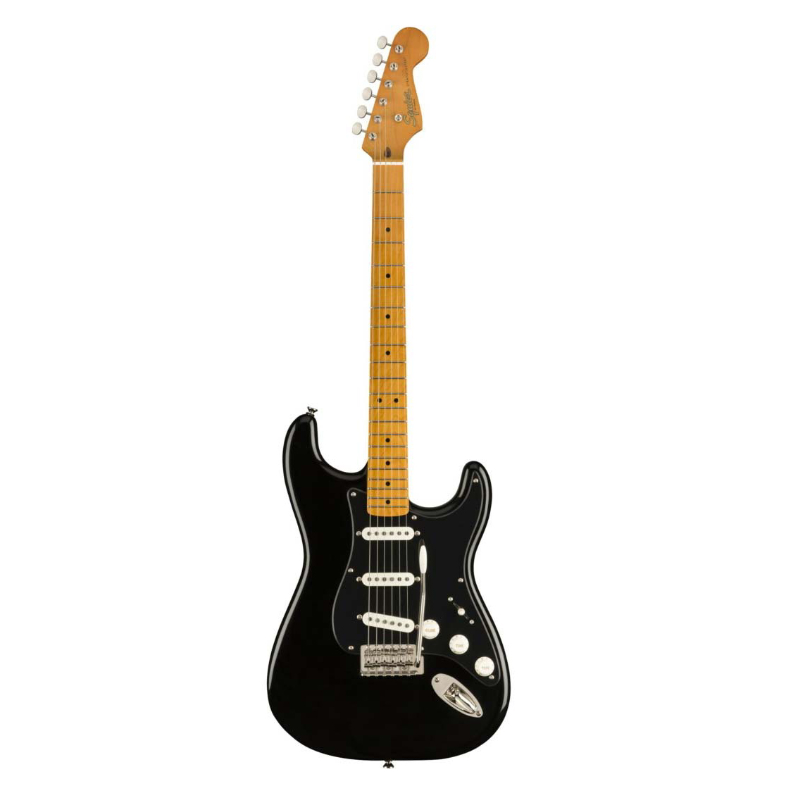 Squier FSR Affinity Strat HSS MN BLKBlack, Black Pickguard in